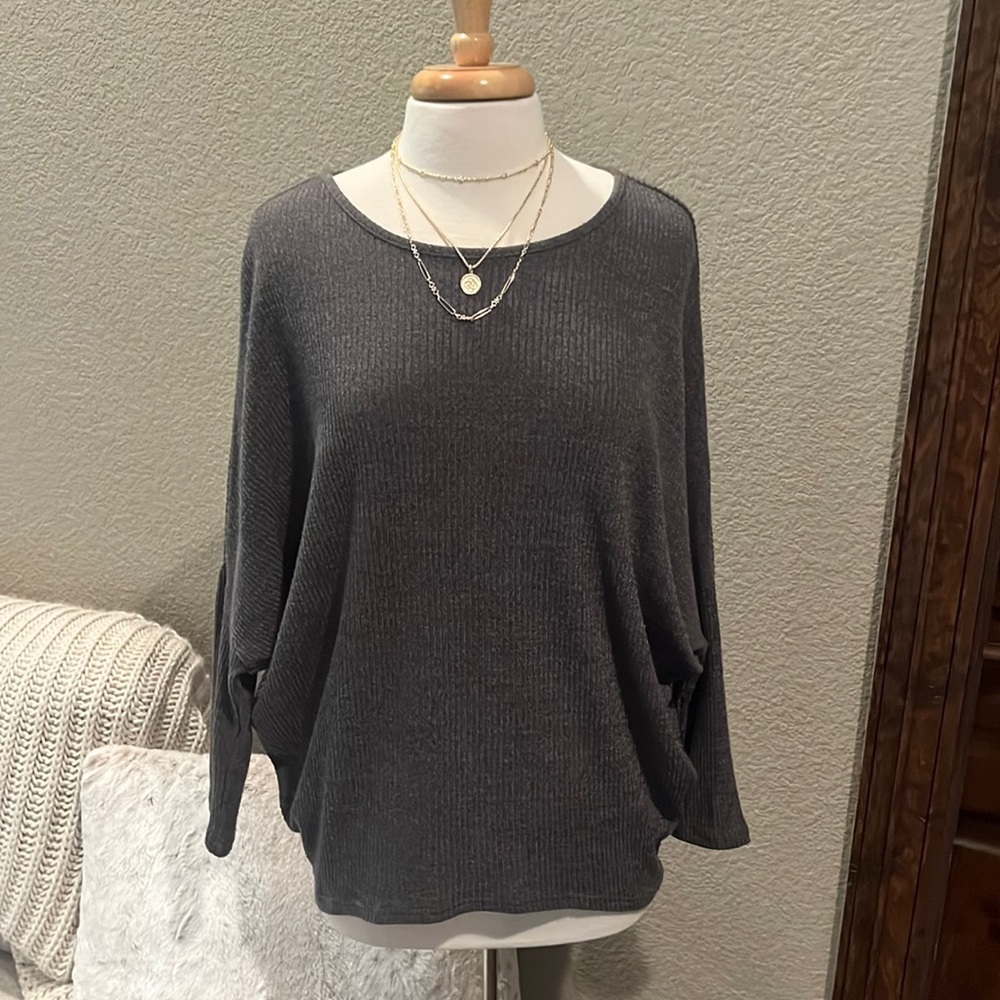 She+Sky Dark Grey Sweater